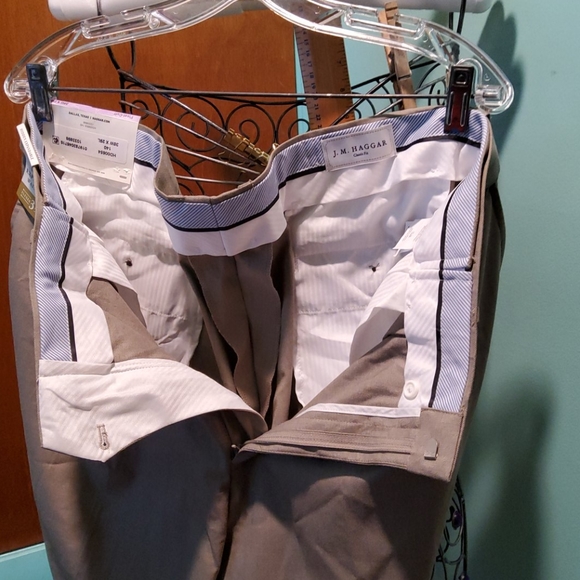 Classic Fit Pleated Haggar Dress Pant - Picture 7 of 11